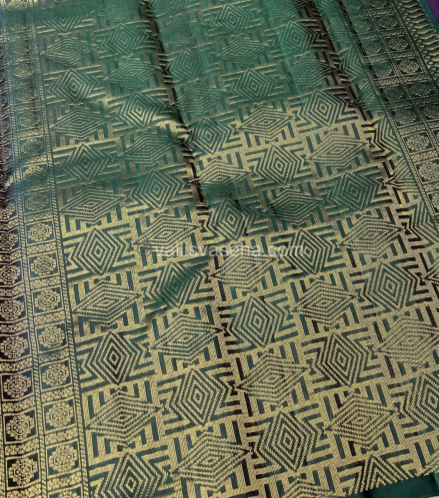 Pure Soft Silk Saree - Temple Design Border - VVPSS032