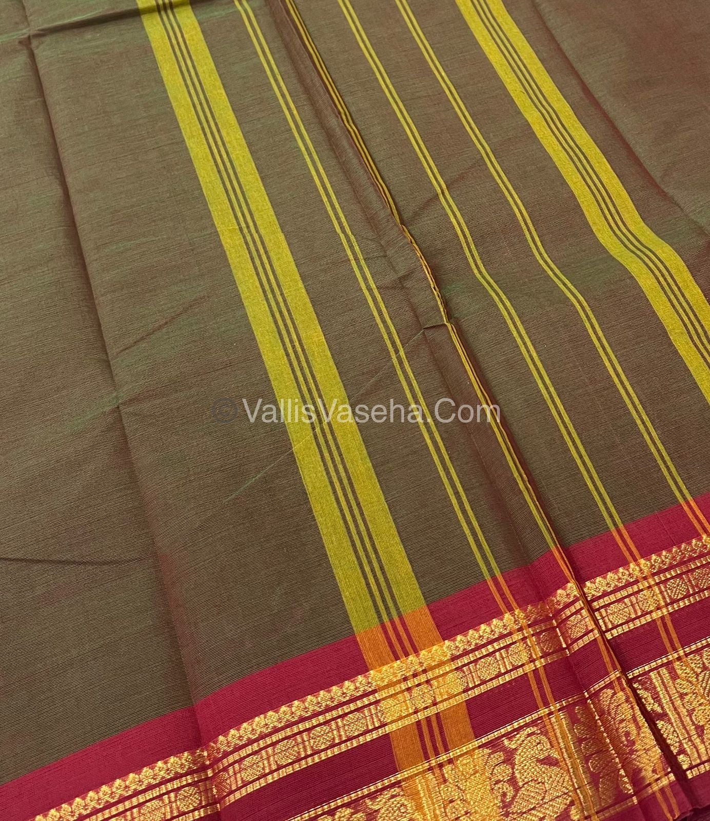 Kanchi Cotton Saree - VVKCS007