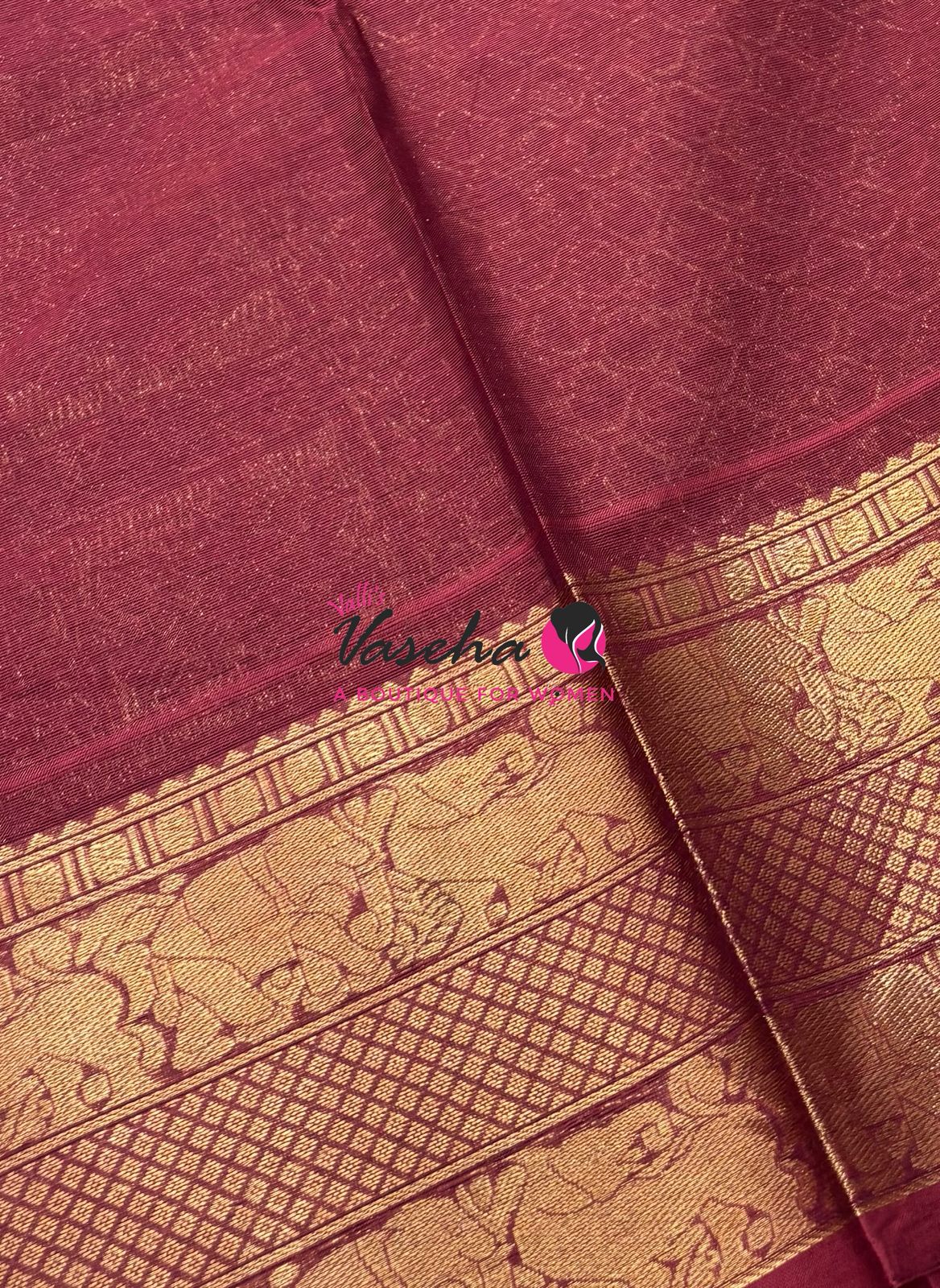 Kanchi Cotton Saree - VVKCS022