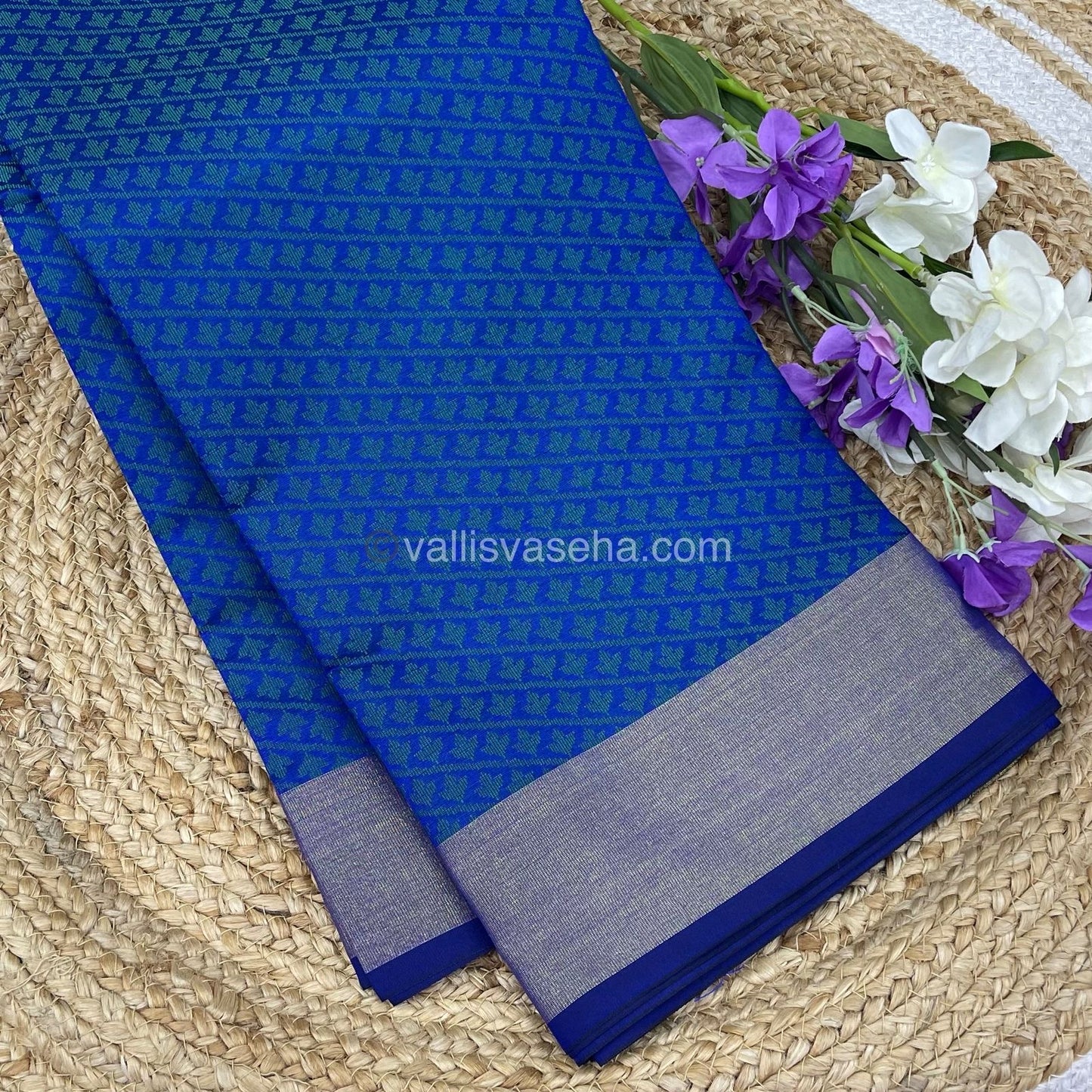 Banarasi - Kora Tanchoi - Semi Soft Silk Saree - VVKTS001