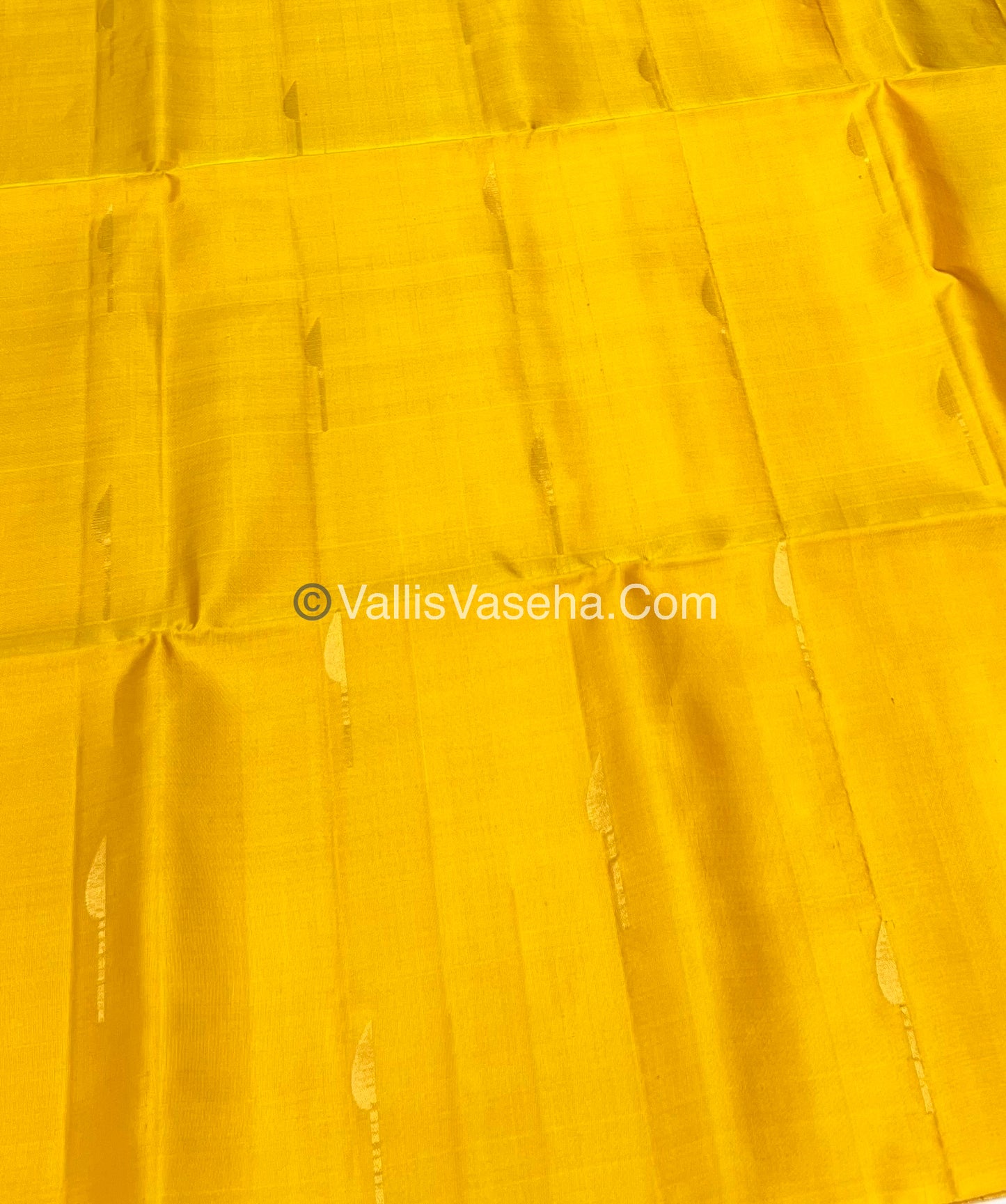 Pure Soft Silk Saree - Light weight - Border Less - Yellow & Purple - VVPSS035