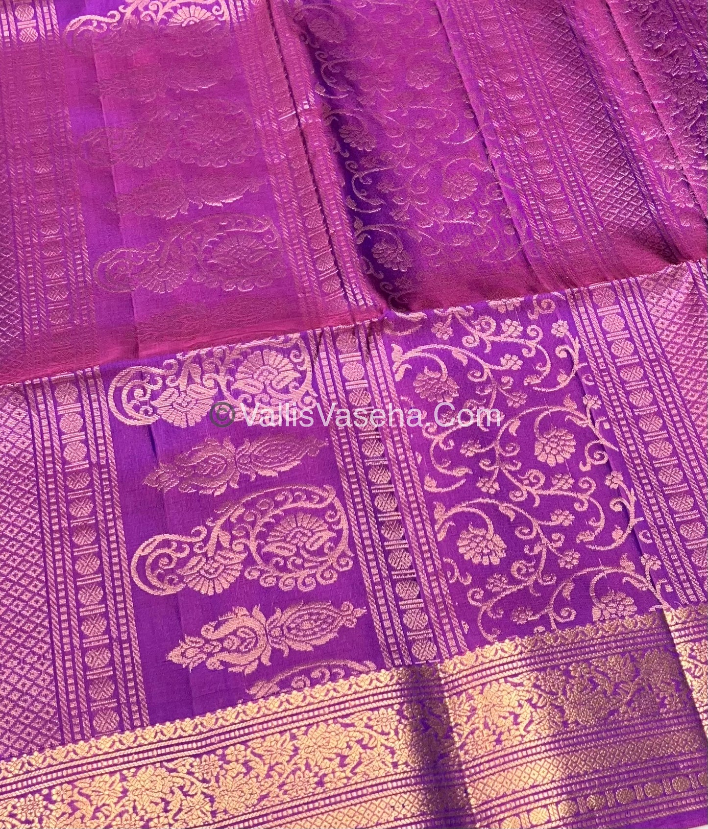 Pure Soft Silk Saree - Kanchi Border - VVPSS033