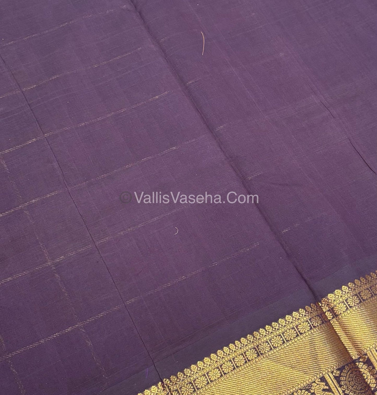 Pure Silk Cotton Saree - Mayil & Chakkaram Design - Brown Shade - VVMC001