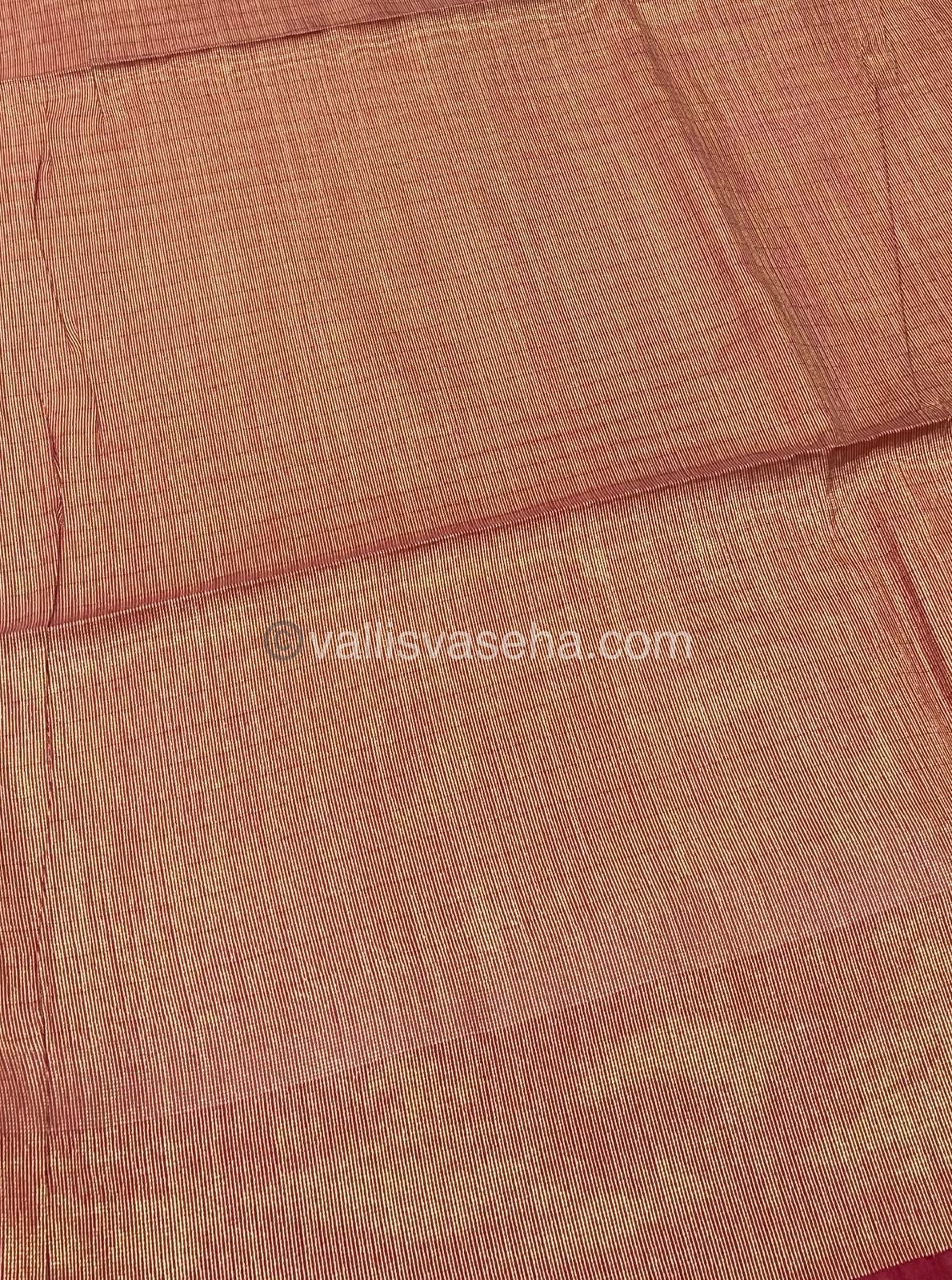 Semi Raw Silk - Lakshadeepam Design Weaving - VVRS004