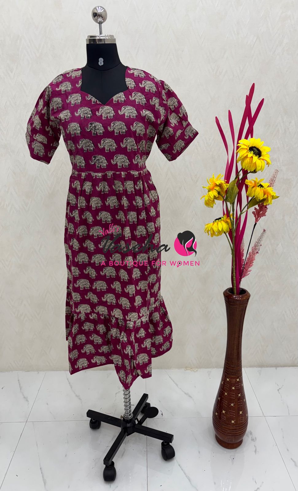 Ready Made - Kalamkari Frock - VVRKF002
