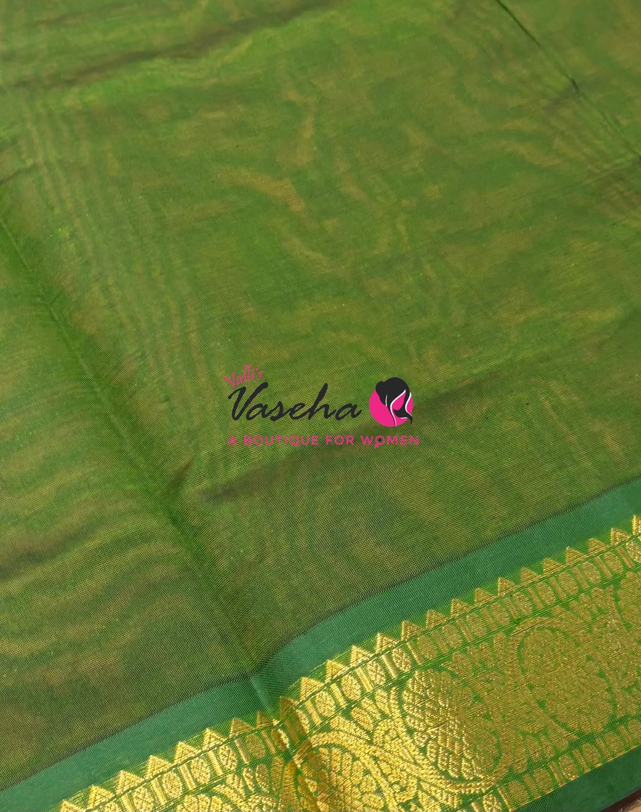 Semi Silk Cotton Saree | Double Leaf Butta Design |VVSSC016