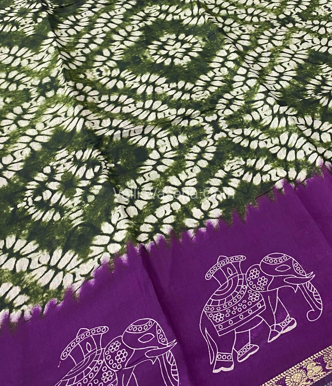 Mangalgiri Silk - Shibori Prints - VVMS002