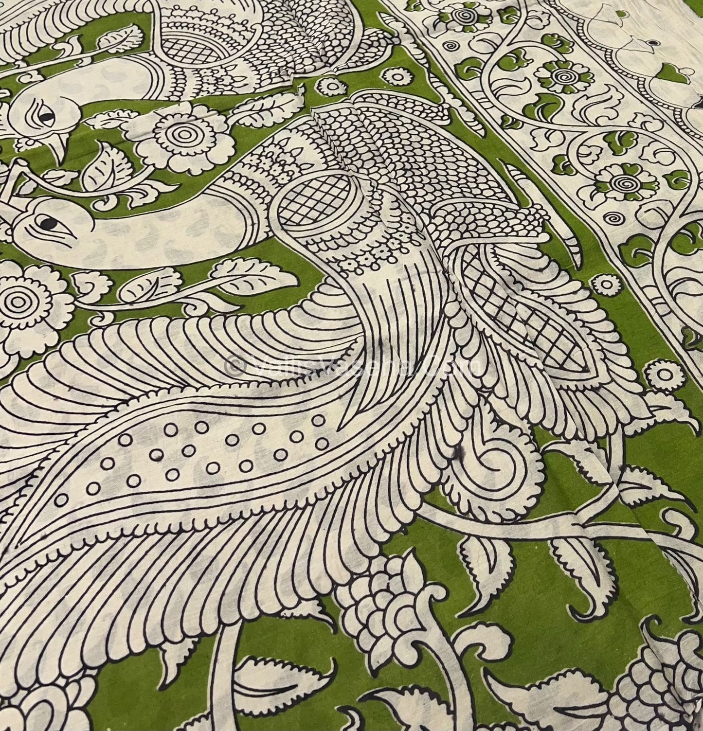 Pure Kalamkari Cotton Saree - VVPKC002