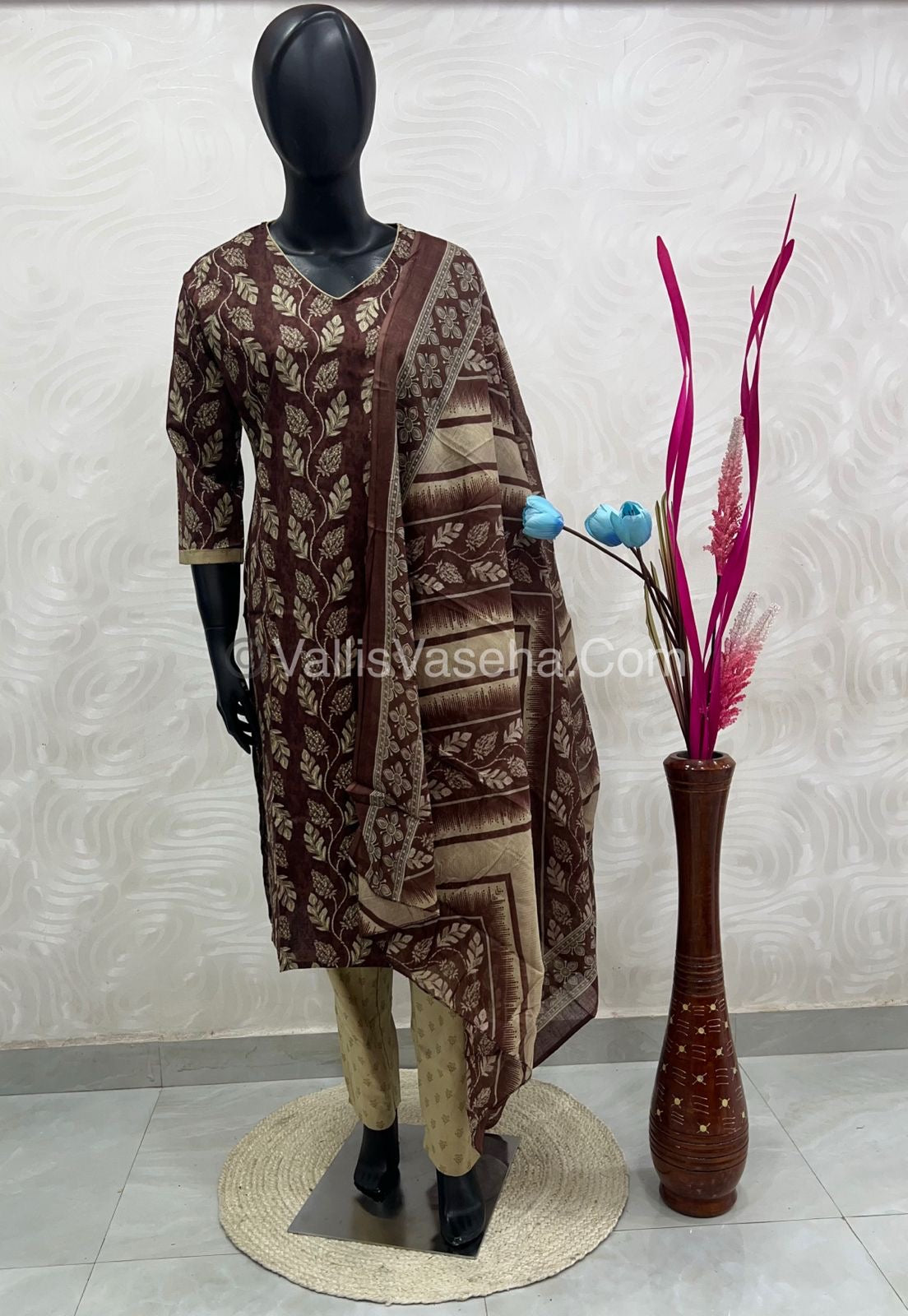 Ready Made - Salwar, Kameez & Duppatta(3pc) - Printed - VVRBS002