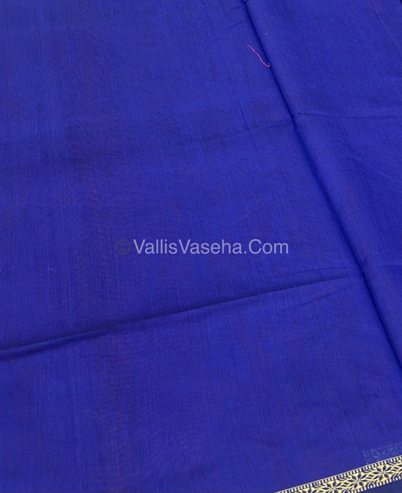 Semi Maheshwari Silk Cotton Saree - VVMSC002