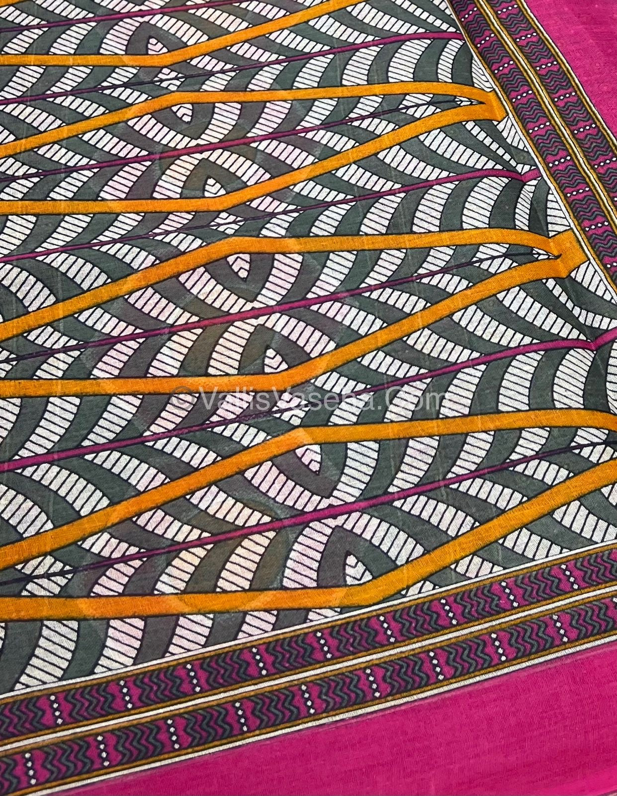 Pure Cotton Voile Saree | VVPVS001