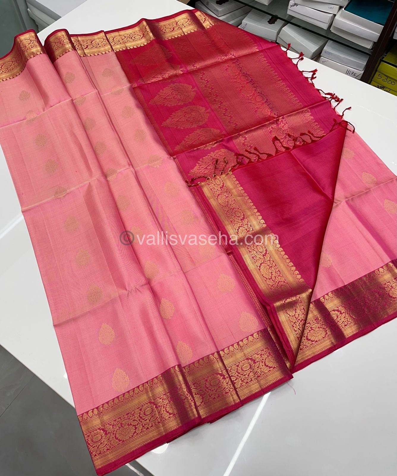 Pure Soft Silk Saree - Kanchi Border - VVPSS015