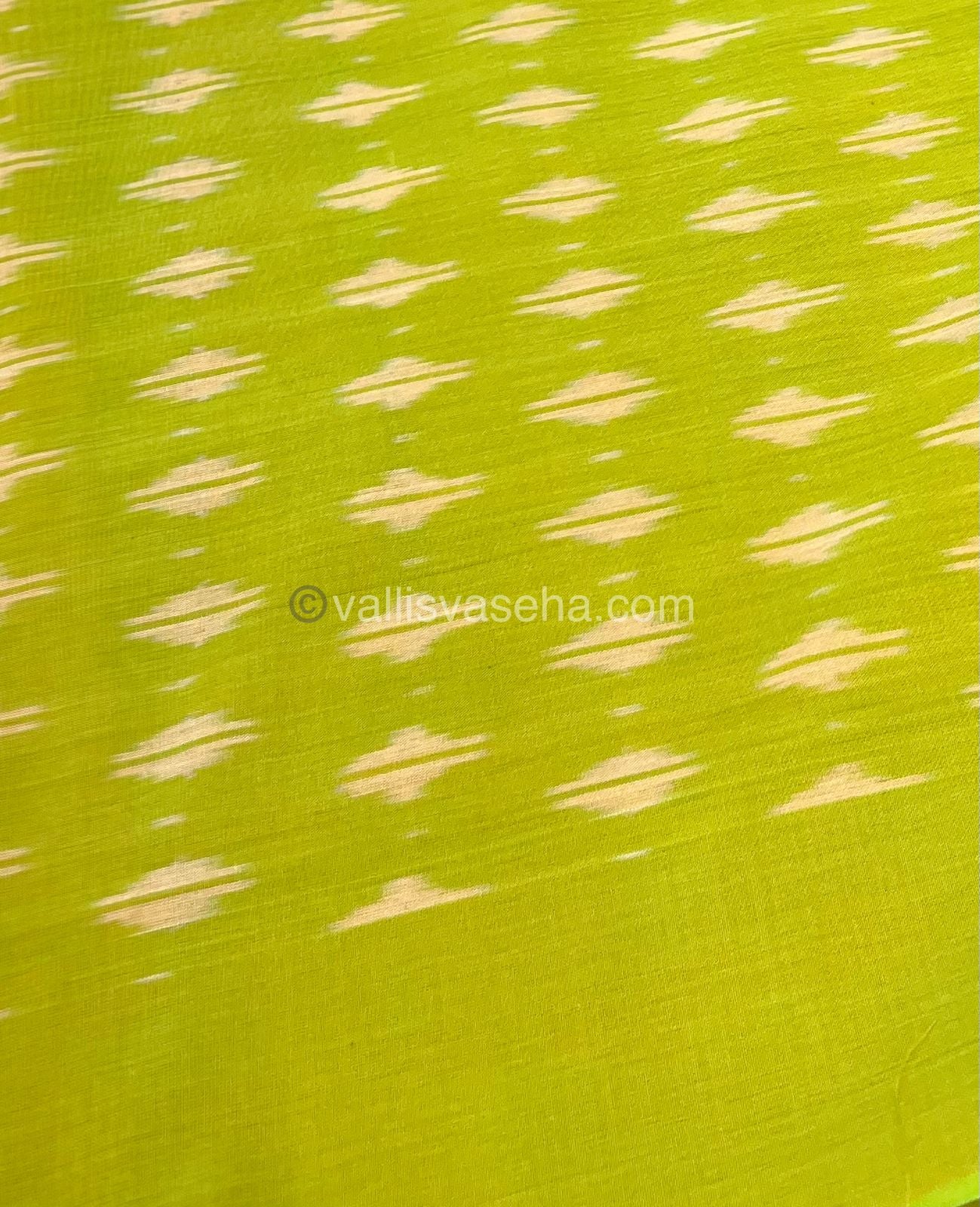 Ikkat Mercerised Cotton Saree - VVIKS001