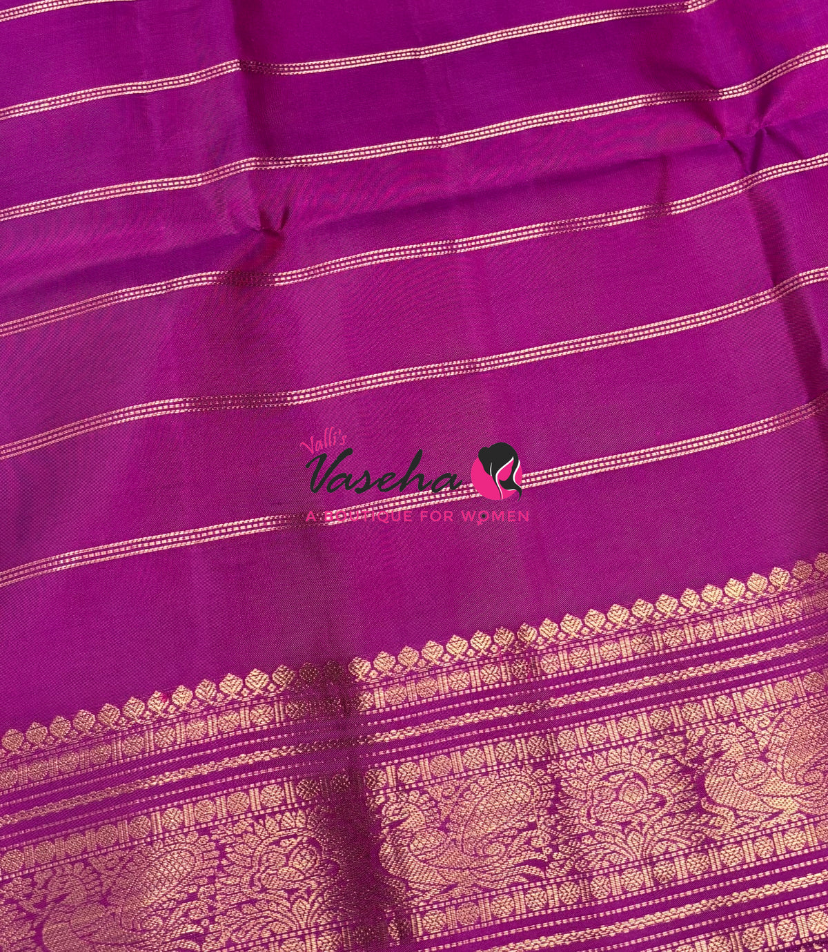 Pure Soft Silk Saree - Purplish Pink Shade - VVPSS162