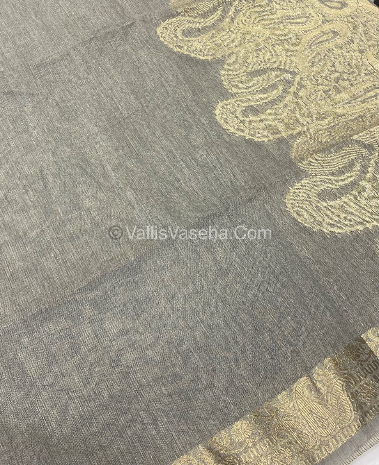Chanderi Mixed Cotton Saree - VVCMC001