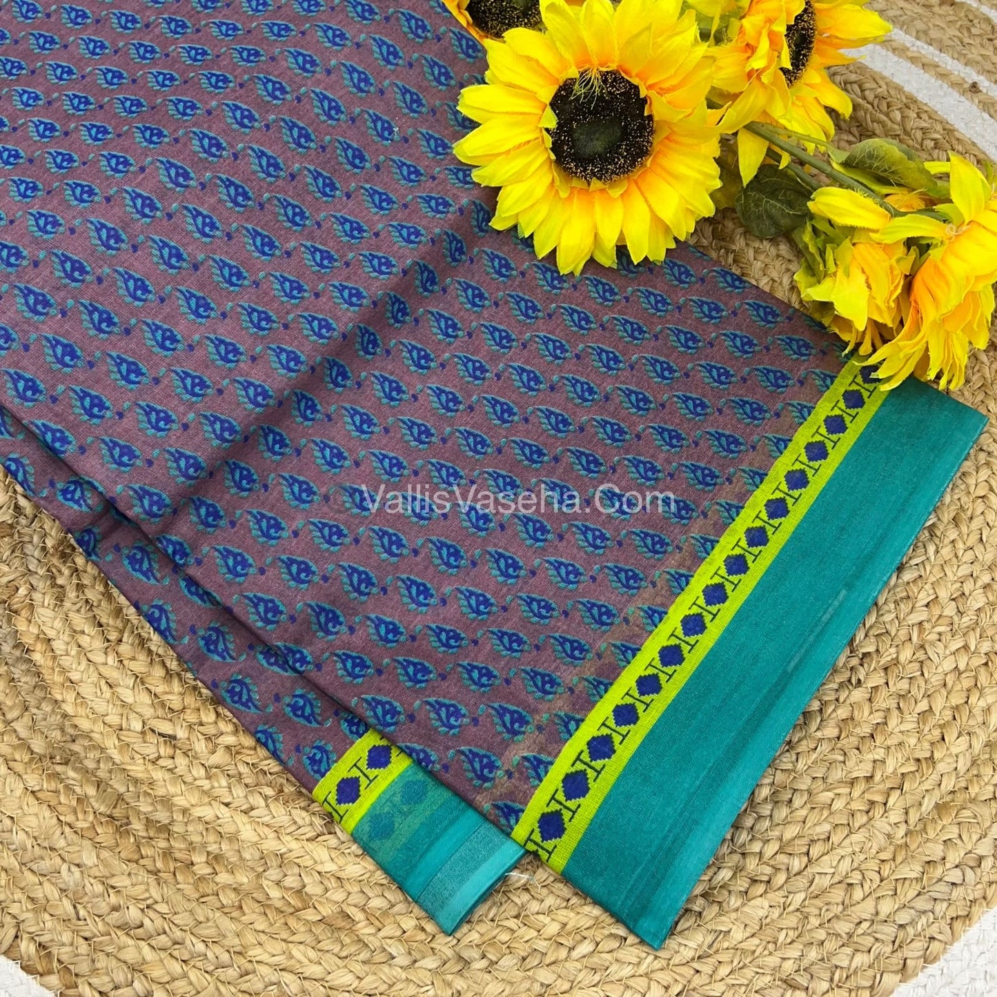 Pure Cotton Voile Saree | VVPVS001