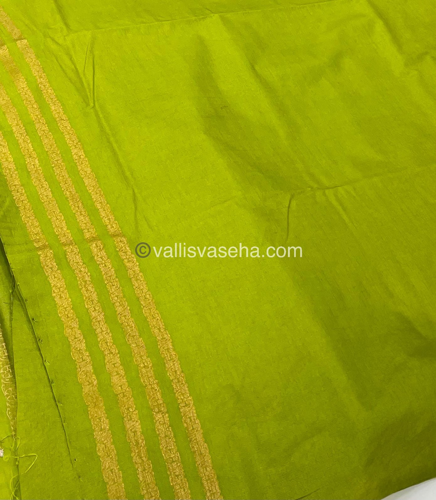 Mulberry Semi Silk - Lemon/ Light Mehandhi Green Shade - VVMSS001