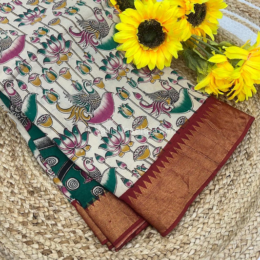 Chennur Silk | Kalamkari Prints | VVCS005