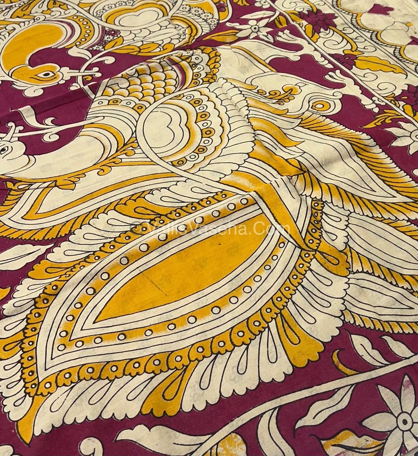 Pure Kalamkari Cotton Saree - VVPKC002