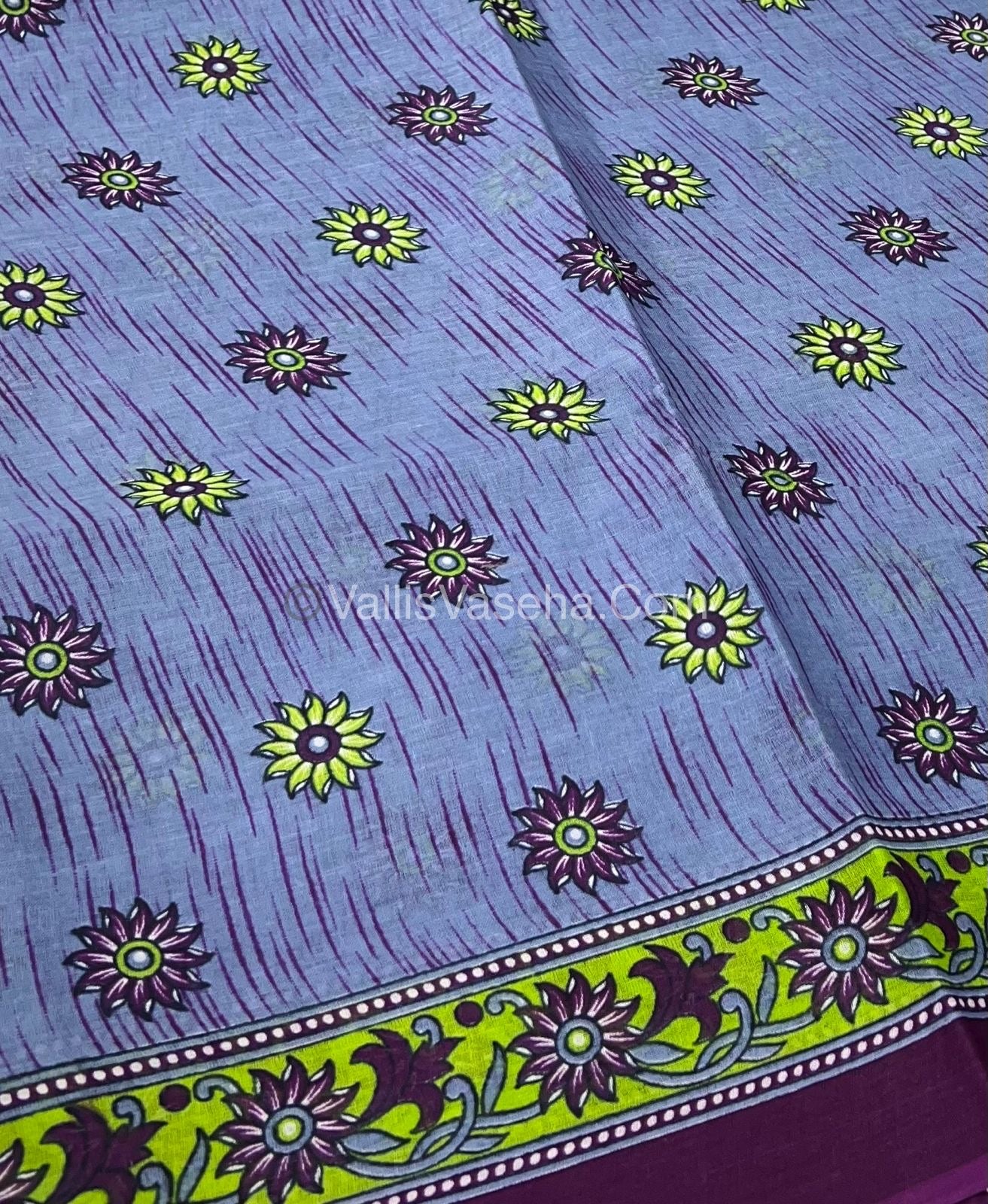 Pure Cotton Voile Saree | VVPVS001