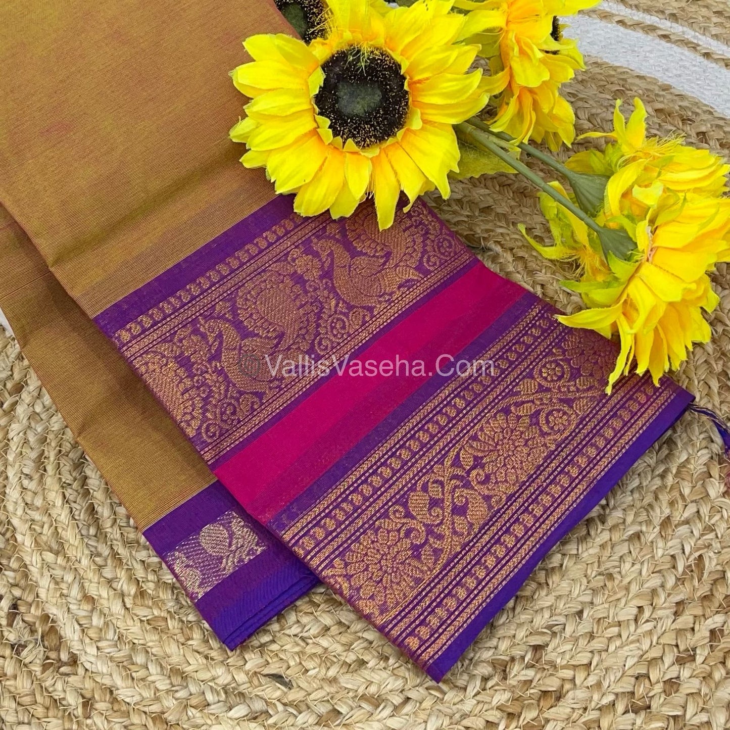 Kanchi Cotton Saree - VVKCS010