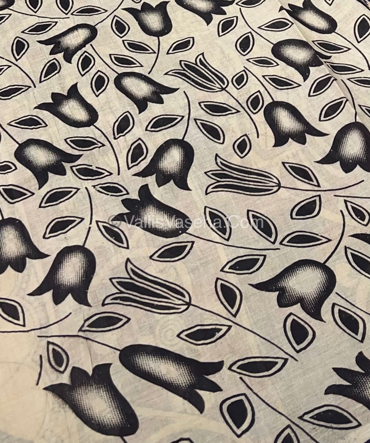 Pure Kalamkari Cotton Saree - VVPKC002
