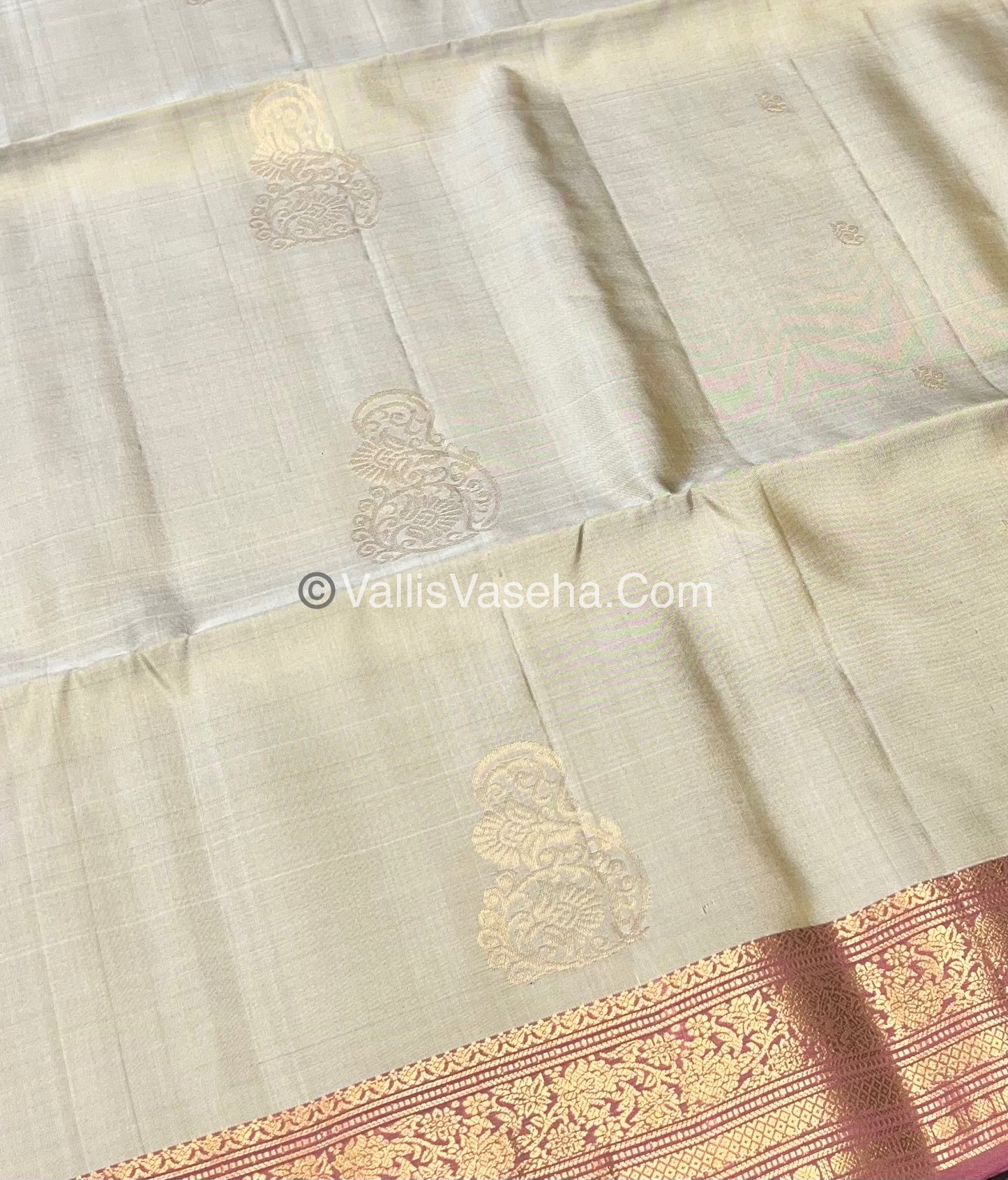Pure Soft Silk Saree - Kanchi Border - VVPSS033