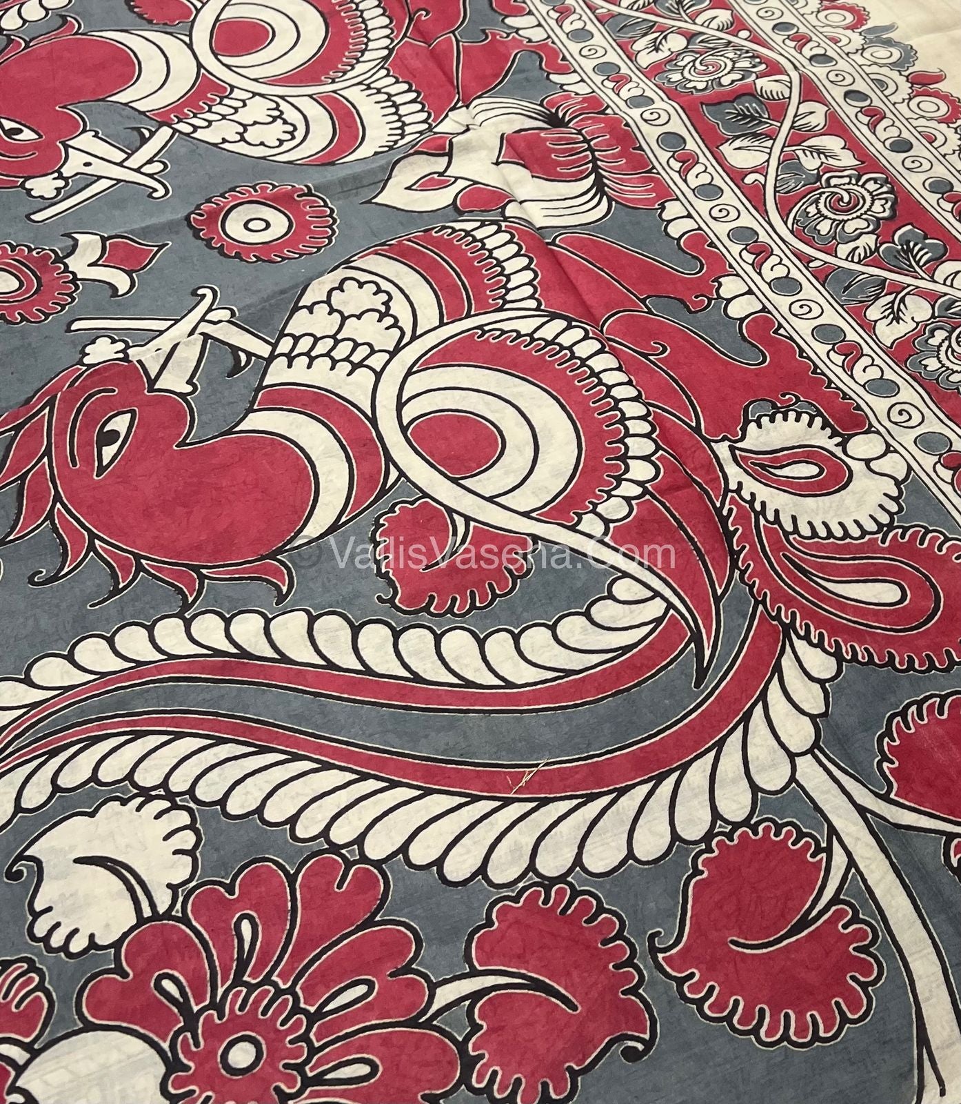 Pure Kalamkari Cotton Saree - VVPKC002