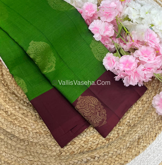 Half Mix - Pure Soft Silk Saree - VVPSS030