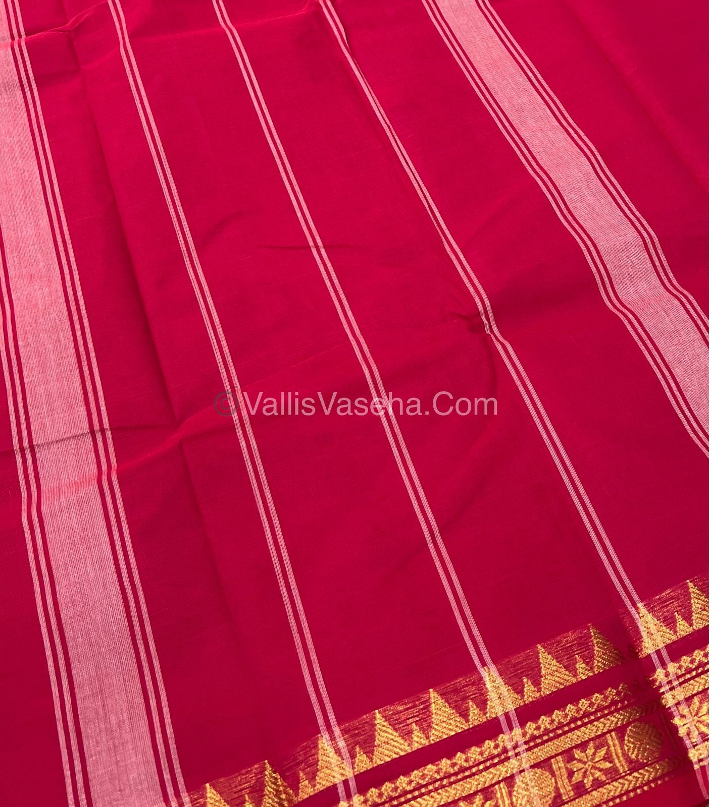 Kanchi Cotton Saree - VVKCS007