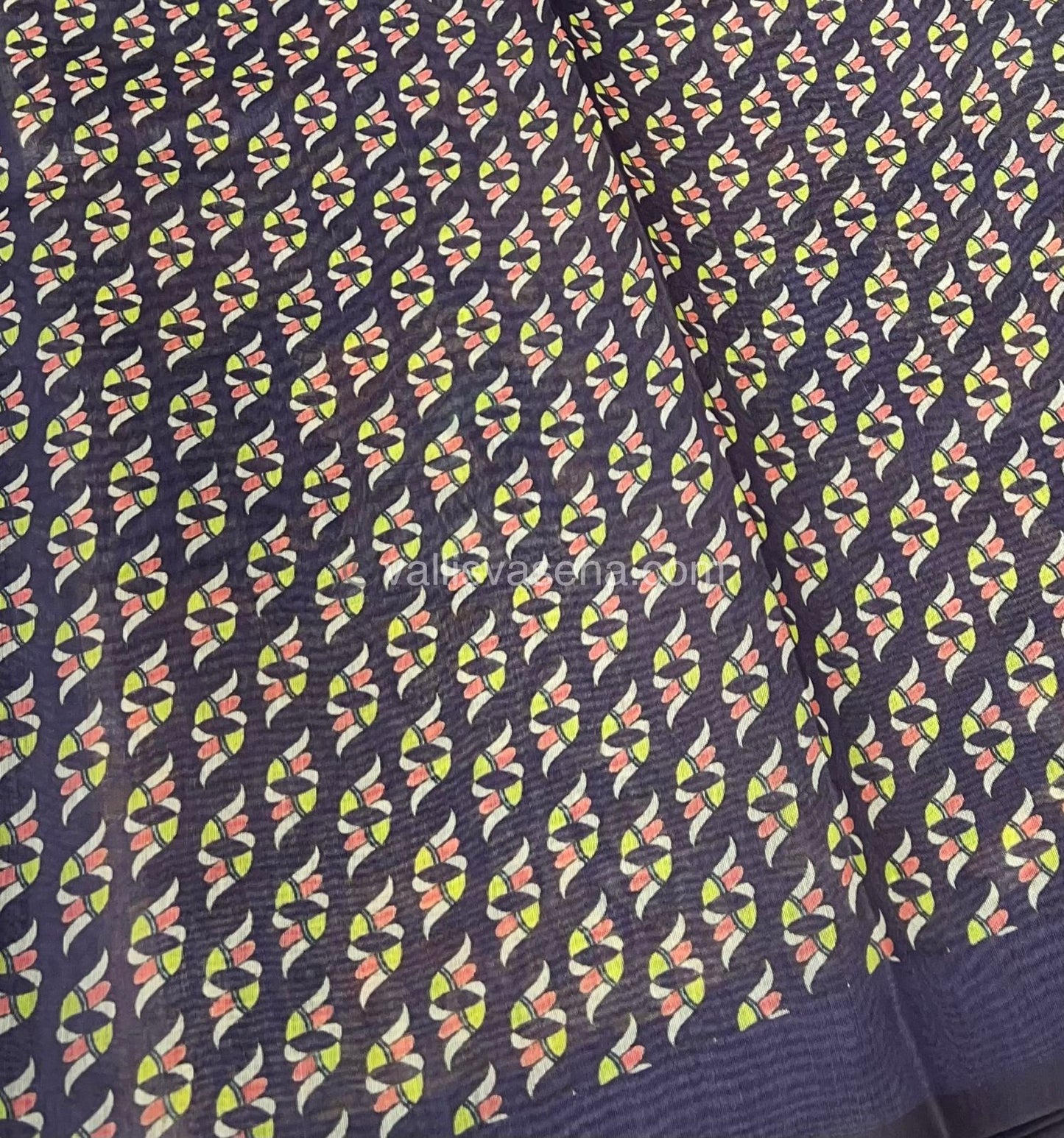 Semi Chanderi Saree - Digital Printed - VVSCD001