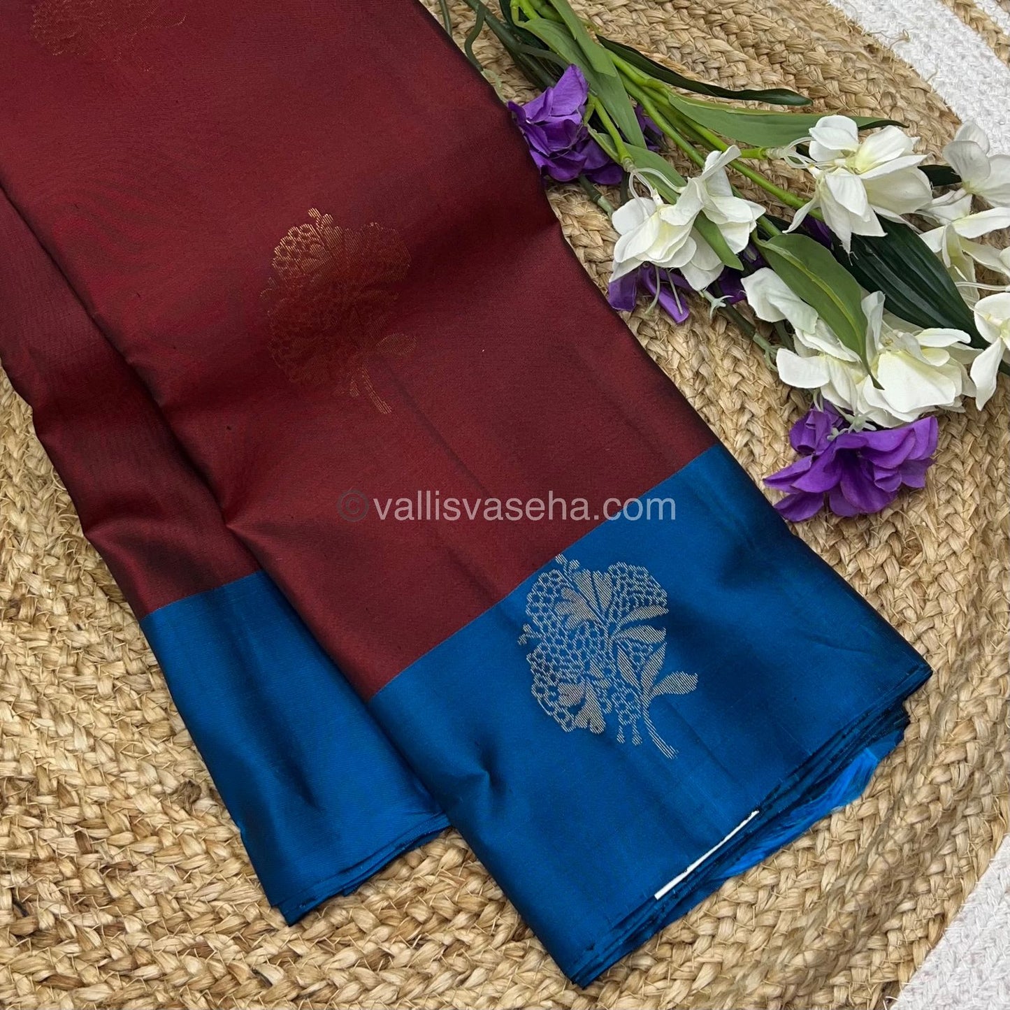 Half Mix - Pure Soft Silk Saree - VVPSS030