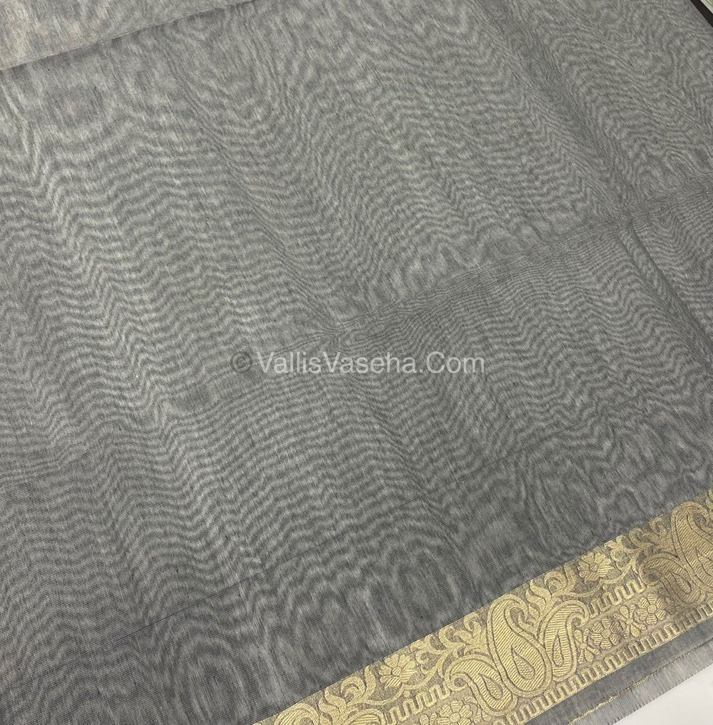 Chanderi Mixed Cotton Saree - VVCMC001