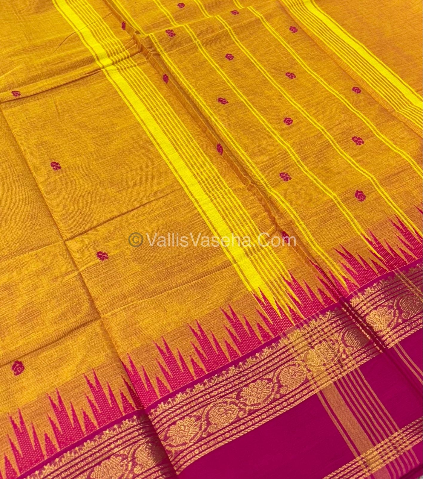 Kanchi Cotton Saree - VVKCS012