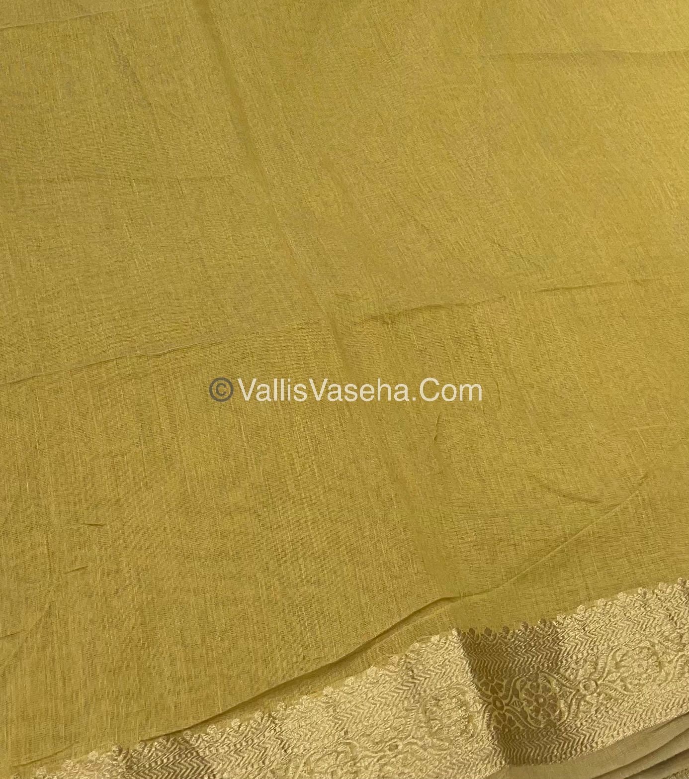 Chanderi Mixed Cotton Saree - VVCMC001