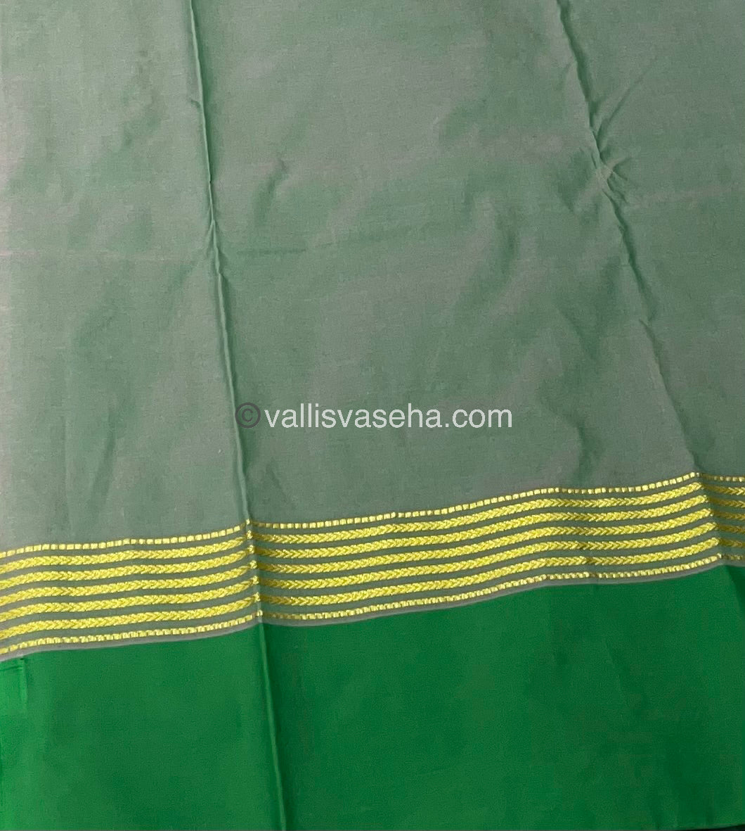 Semi Silk Saree - Kanchi Pattu Style - VVSSS004