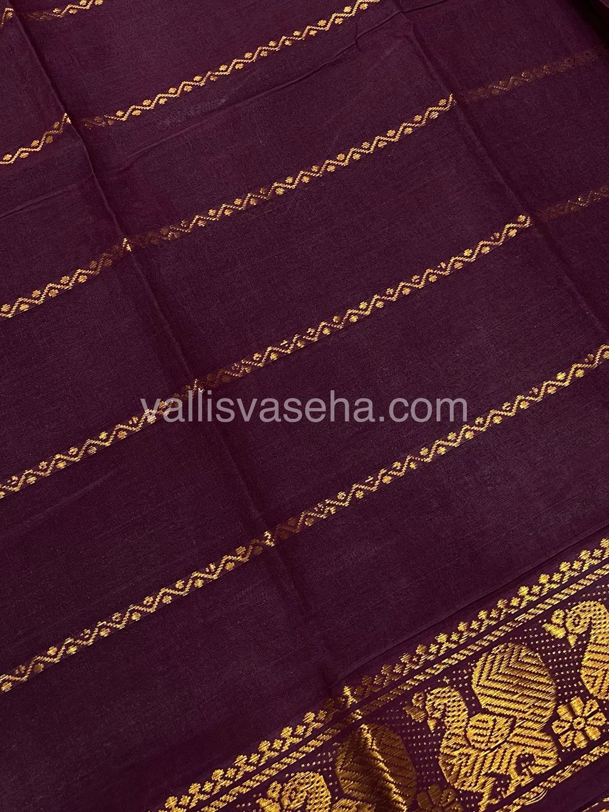 Sungudi Cotton Saree - Kolam Print - VVSKP002