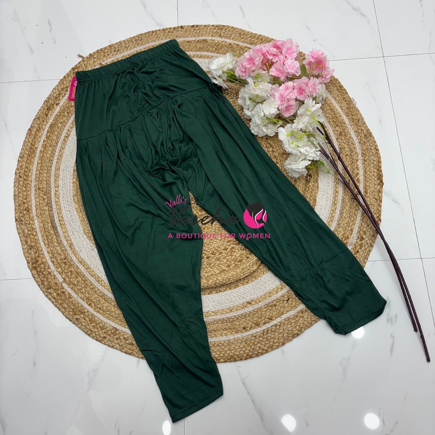 Semi Patiyala - Dark Green Shade - VVSP001