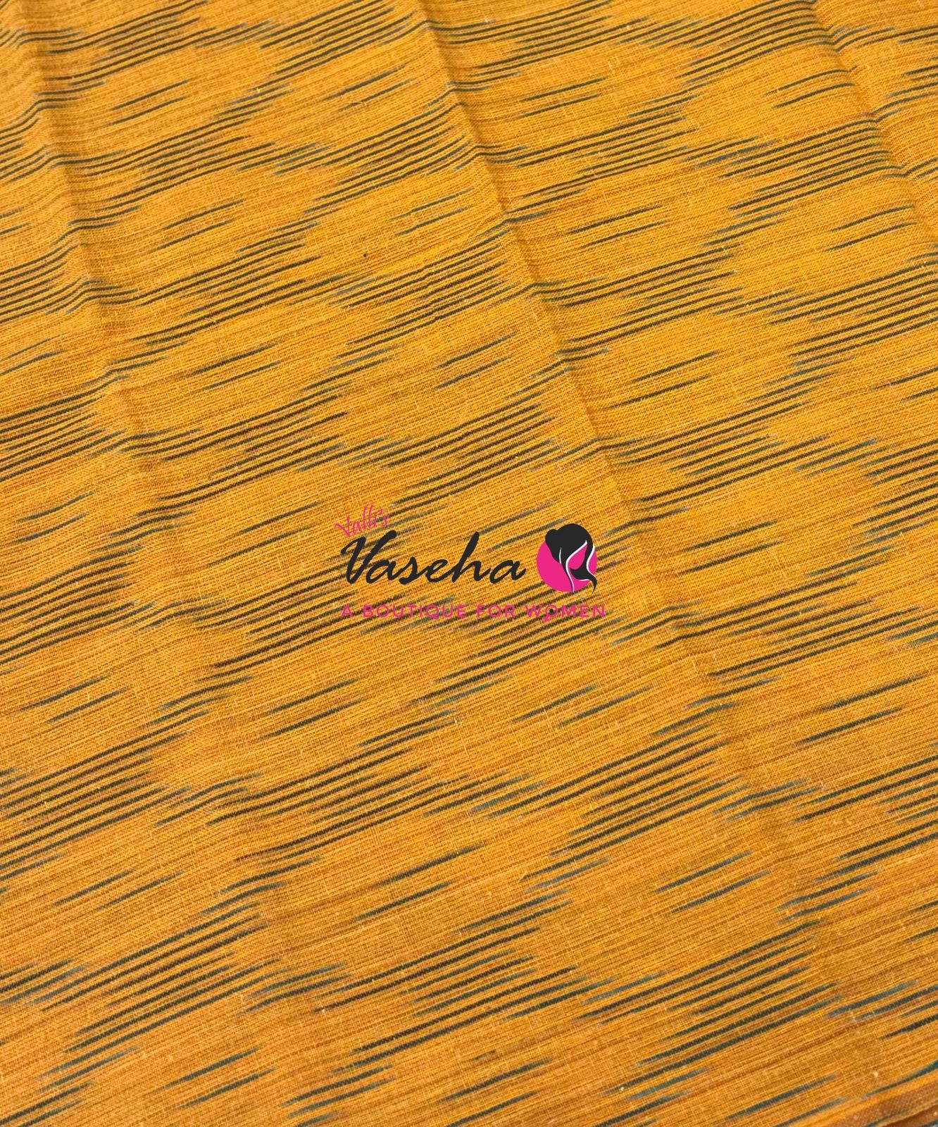 Ikkat Mercerised Cotton Saree - Single Ikkat - VVIKS001