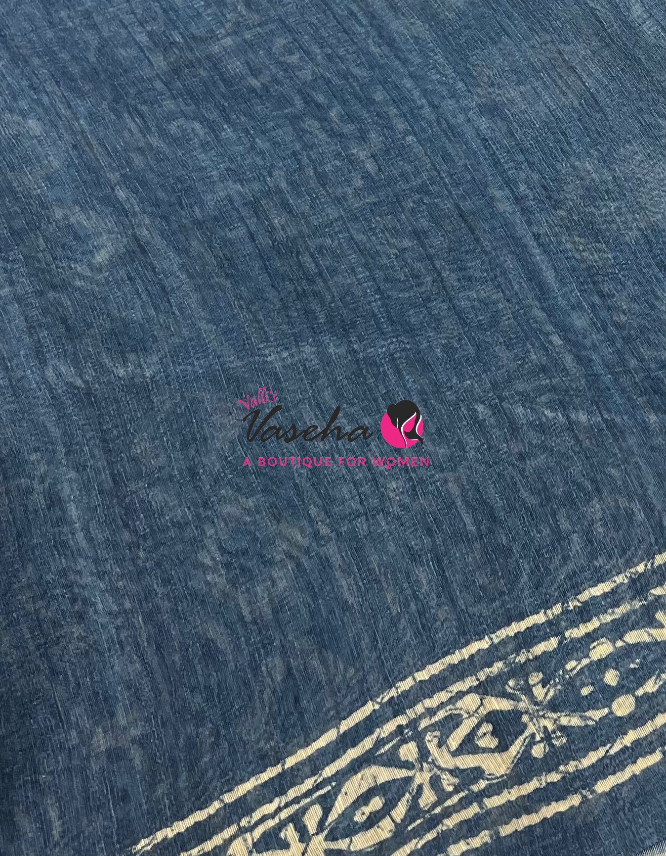 Art Tussar / Art Silk - Blue Shade - VVATS002