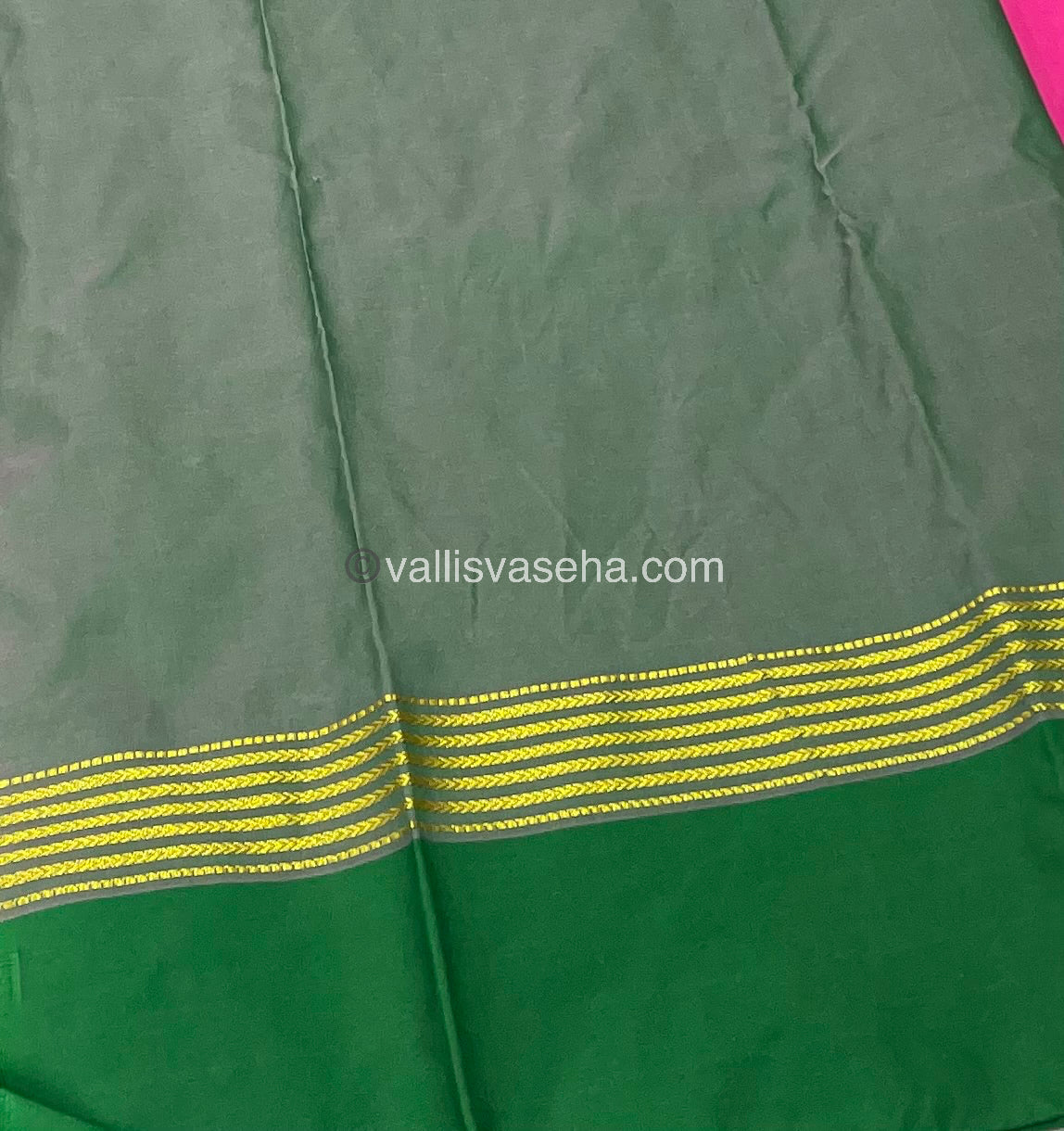 Semi Silk Saree - Kanchi Pattu Style - VVSSS004