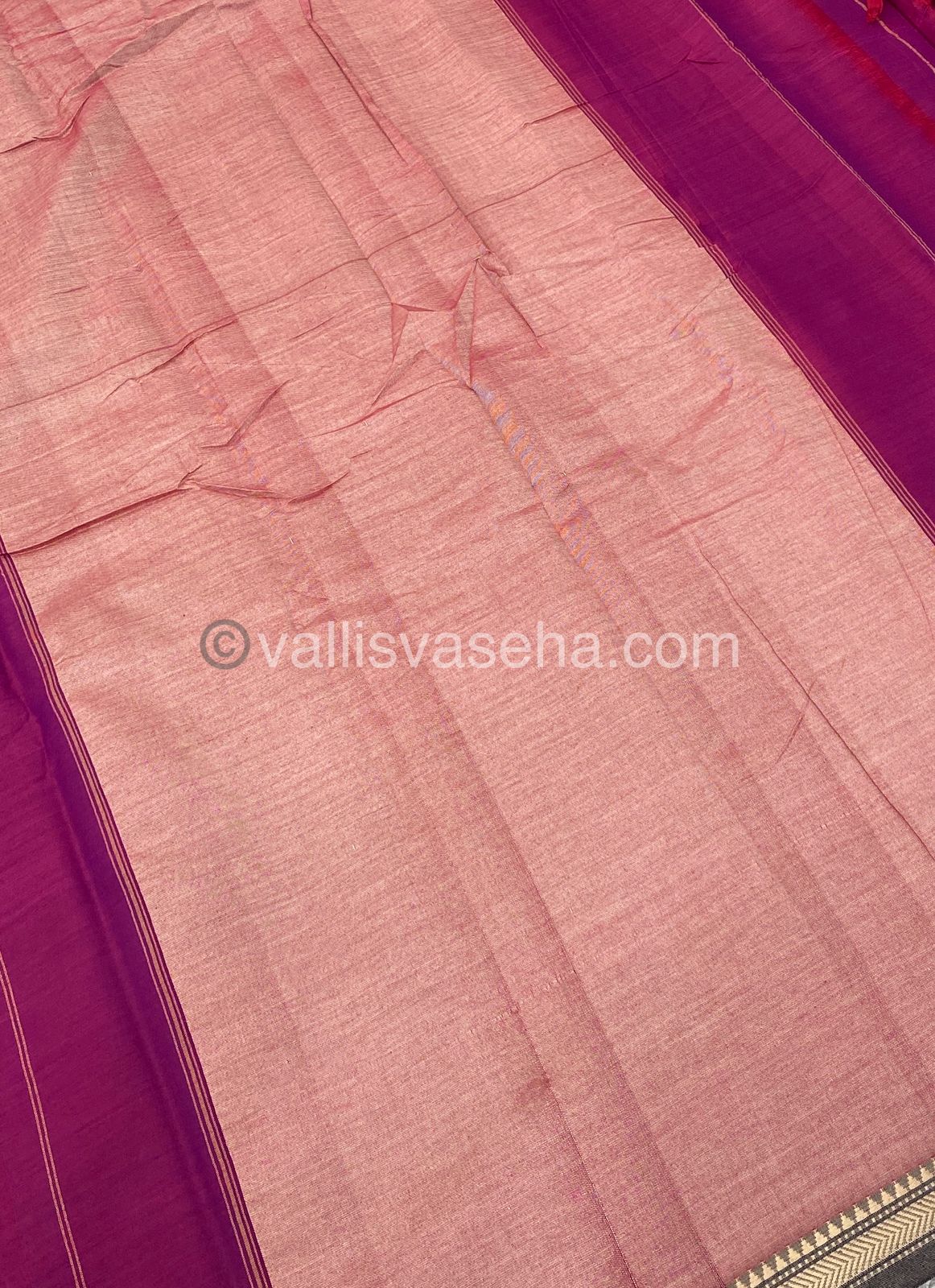 Narayanapet Mercerised Cotton Saree - VVNMC001