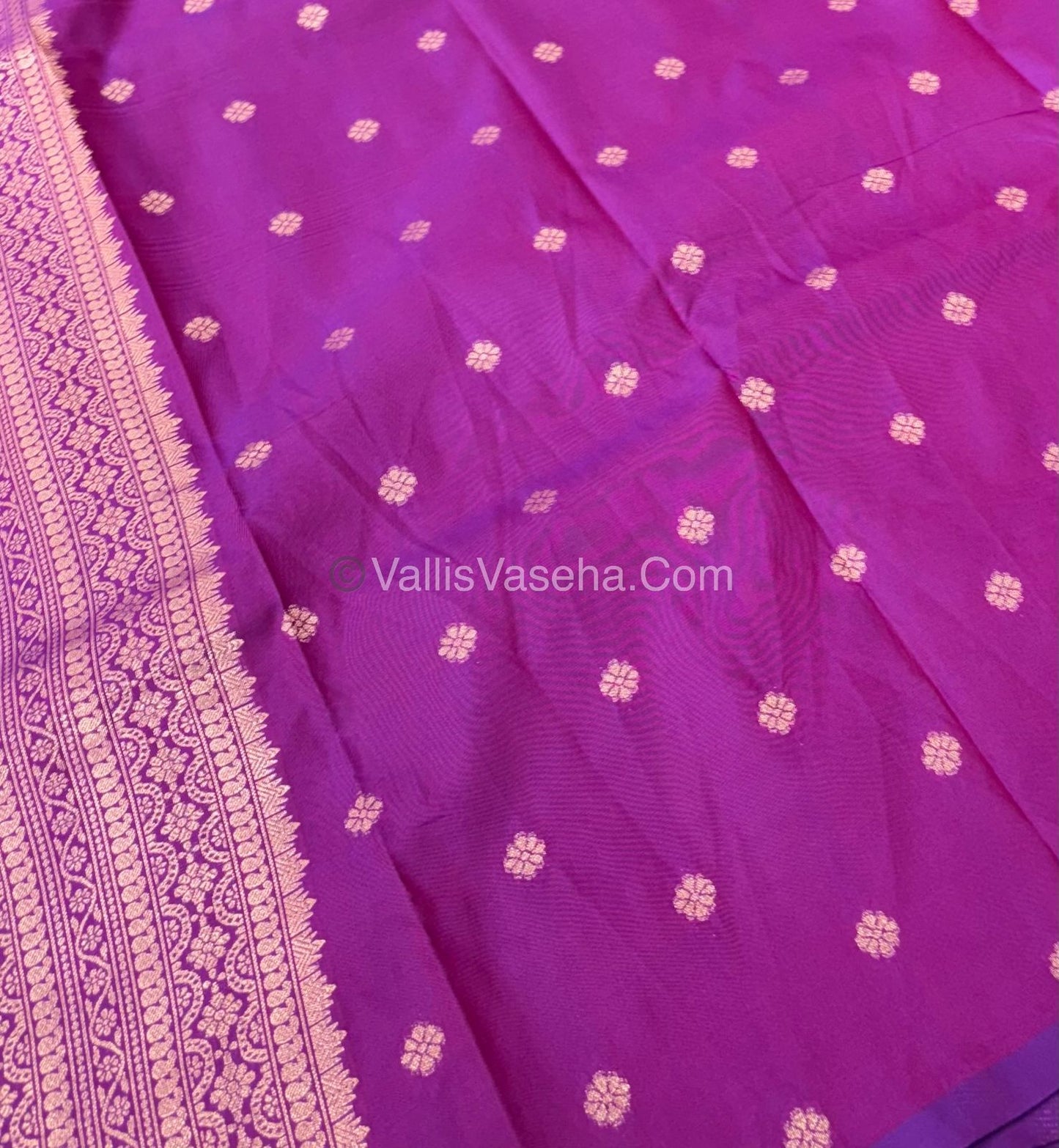 Semi Soft Silk - Purplish Pink Shade -VVSSS019