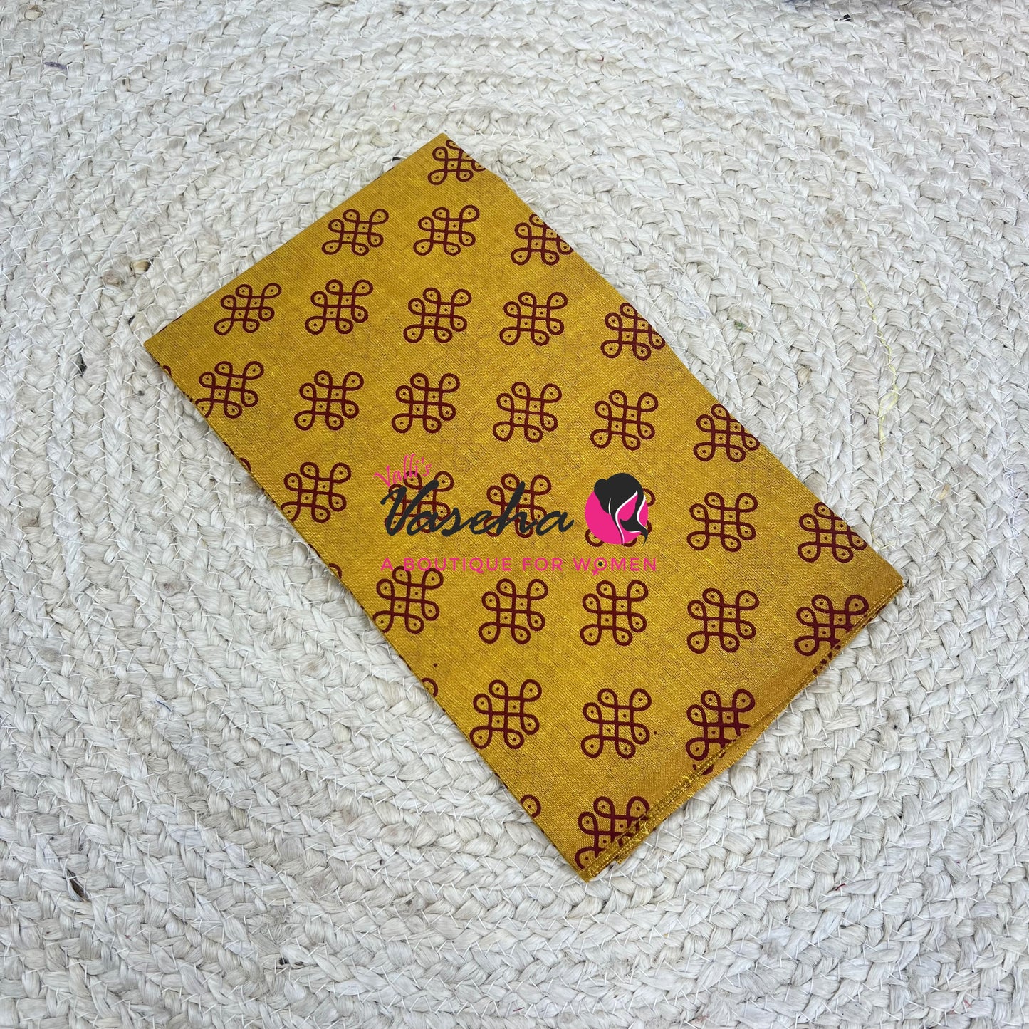 Blouse Bit - Kolam Print - 1 mtr - VVBB001