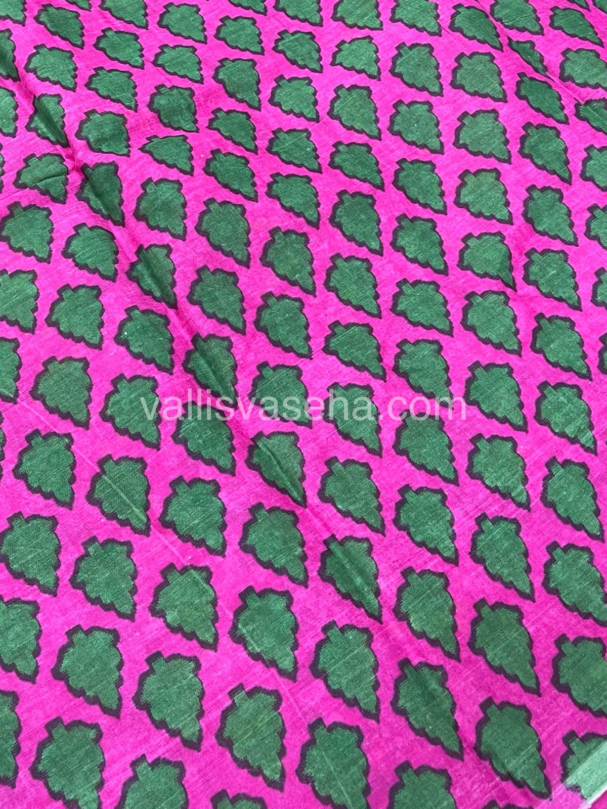 Pure Soft Mul Mul Cotton Sarees - Hand Block Prints - VVMMC008