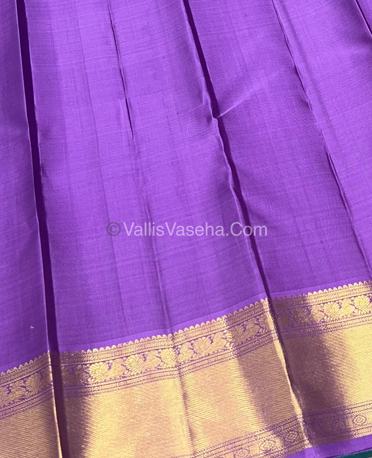 Pure Kanchipuram Silk Saree - Lavender Shade - VVPS014