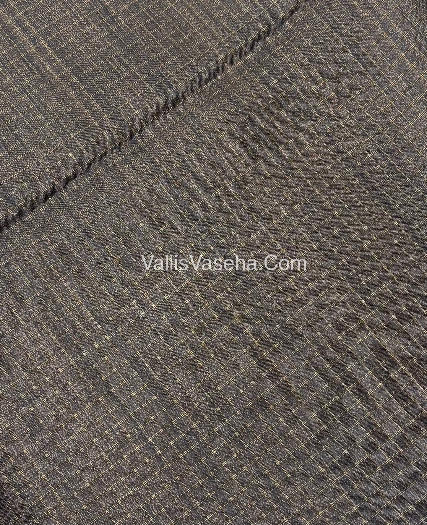 Art Tussar / Art Silk - Grey & Grey Shade - VVATS004