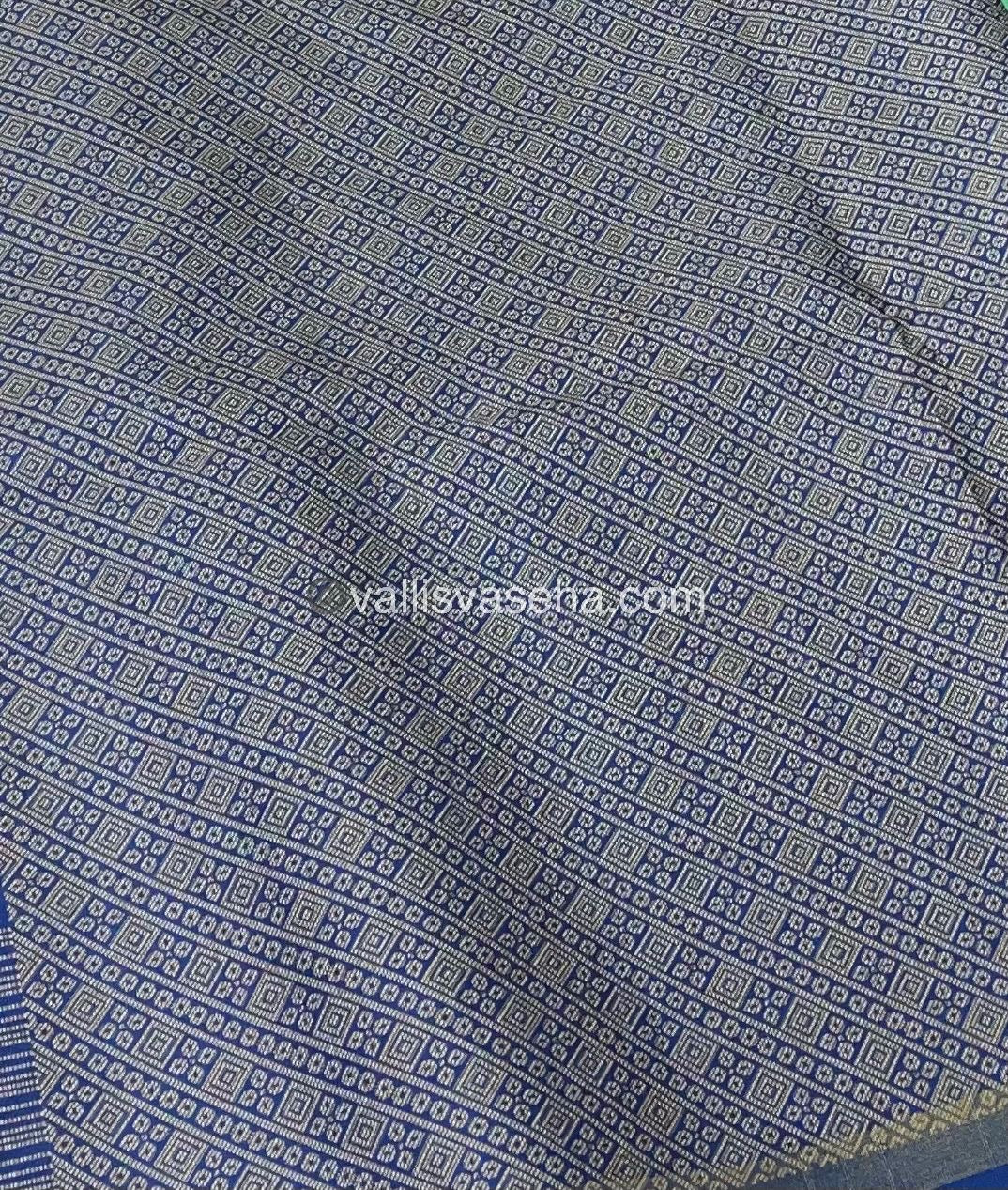 Semi Chappa Silk - Sea Green with Blue - VVSC003