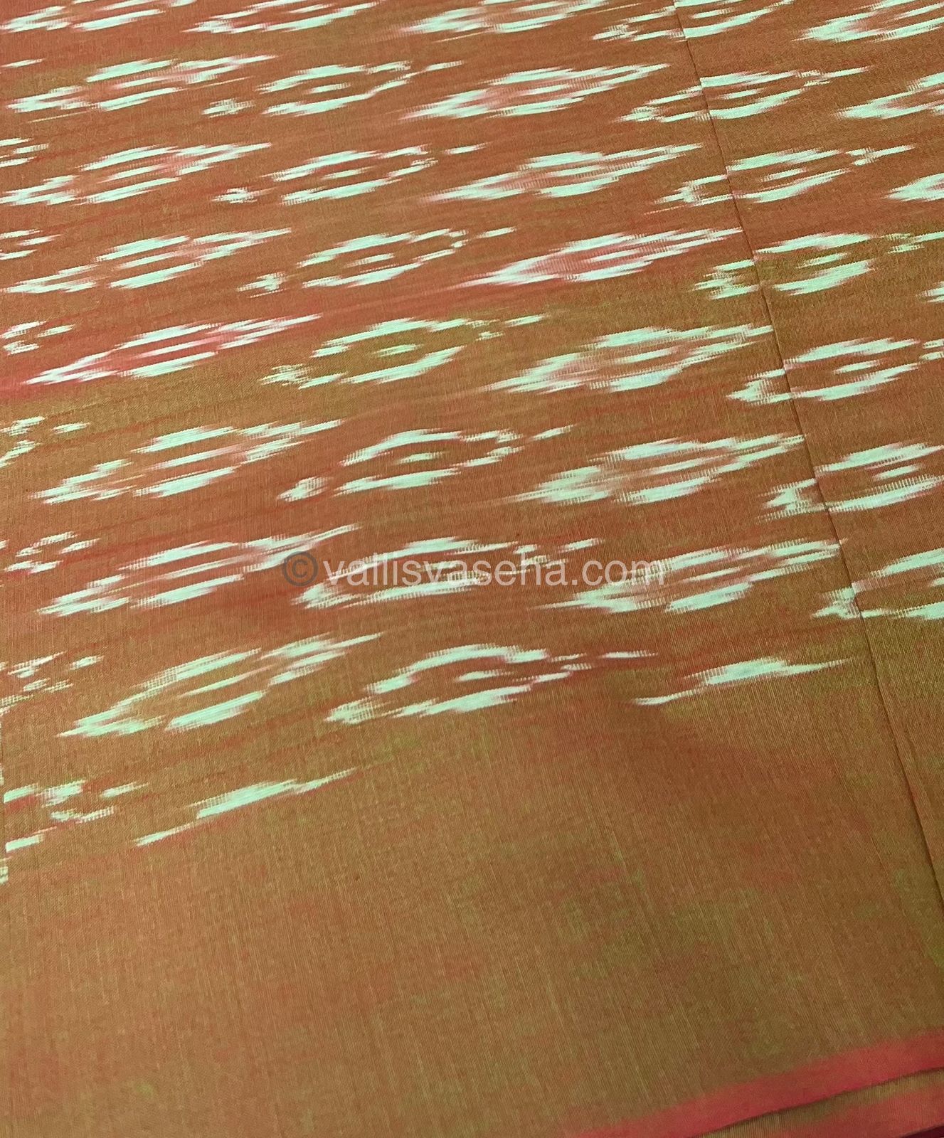 Ikkat Mercerised Cotton Saree - VVIKS001