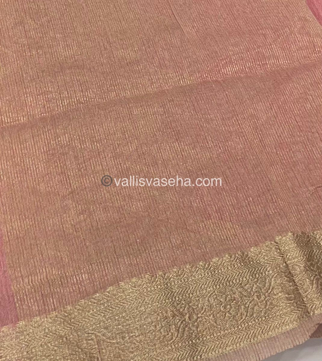 Chanderi Mixed Cotton Saree - VVCMC001